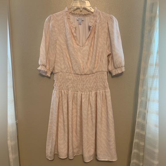 Nine West Women's Smocked Waist Summer Dress Size Small Pink - Picture 1 of 10